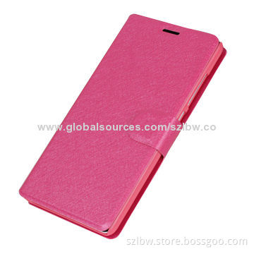 Business Style Fold Folio Real Leather Case for iPhone 5, Available in Any Colors